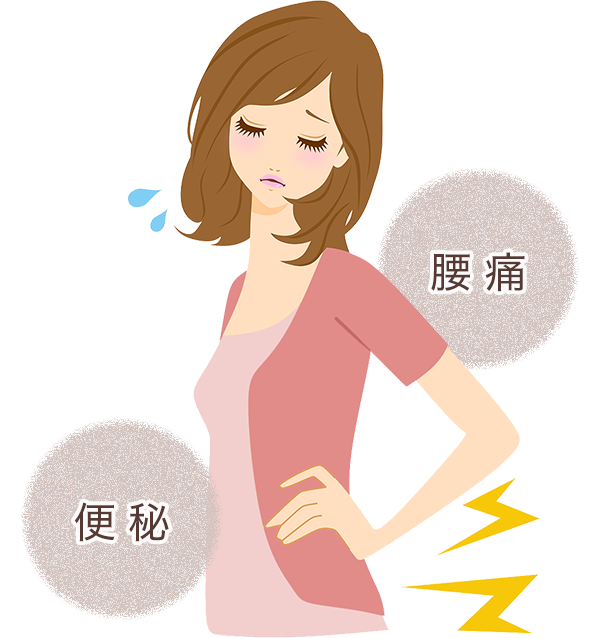 腰痛・便秘